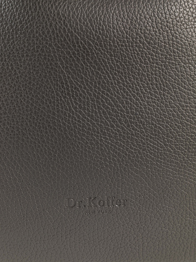 Женская сумка Dr. Koffer из натуральной кожи серая