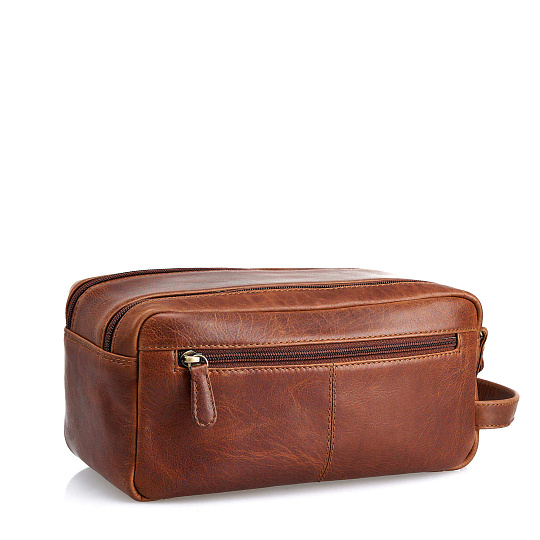 Несессер Dr.Koffer из натуральной кожи коричневый