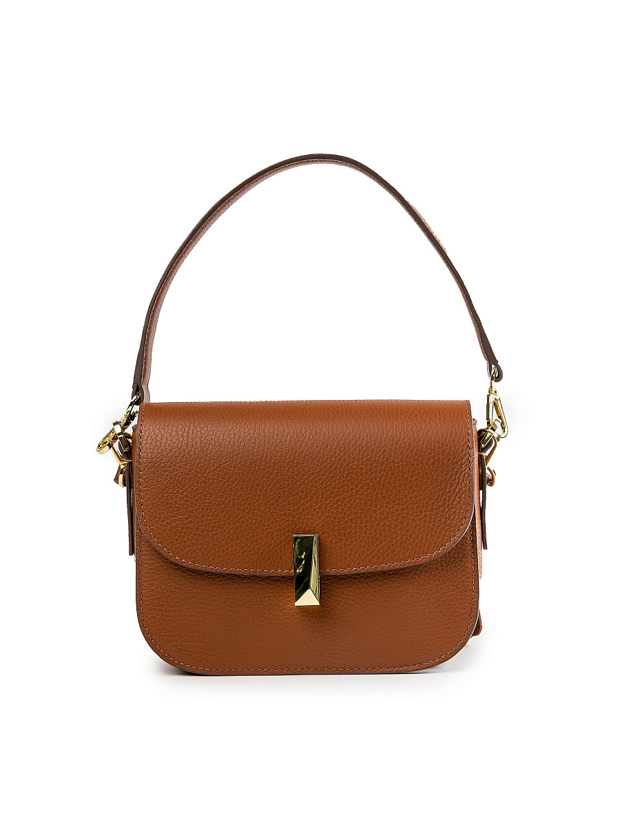 Женская сумка Dr.Koffer из натуральной кожи коричневая