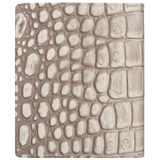 Визитница Dr.Koffer из натуральной кожи белая