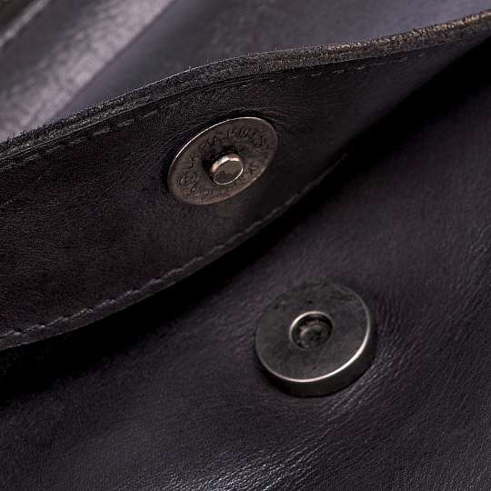 Сумка через плечо Dr.Koffer из натуральной кожи серая