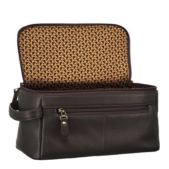 Несессер Dr.Koffer из натуральной кожи коричневый