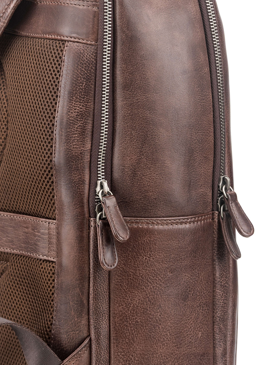 Рюкзак Dr. Koffer из натуральной кожи коричневый