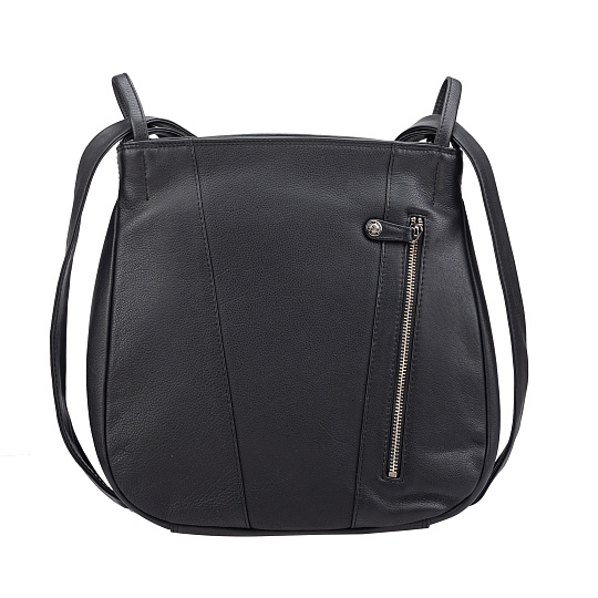 Женская сумка Dr.Koffer из натуральной кожи чёрная