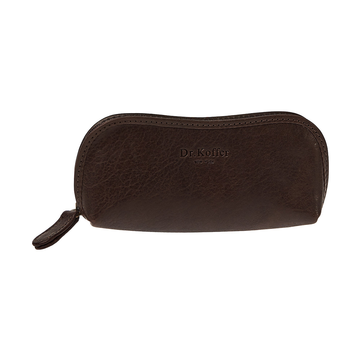 Очечник Dr.Koffer из натуральной кожи коричневый
