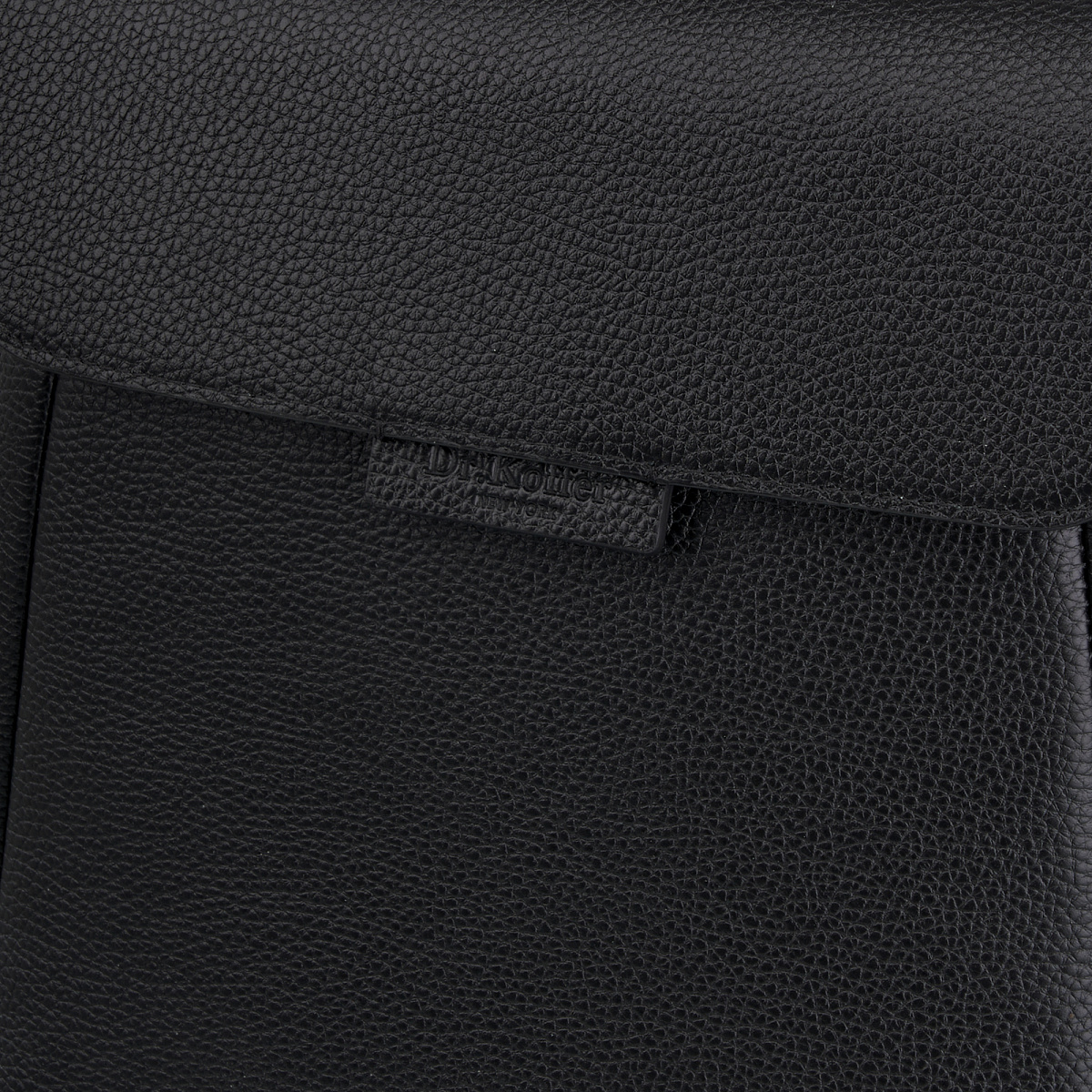 Рюкзак Dr. Koffer из натуральной кожи черный