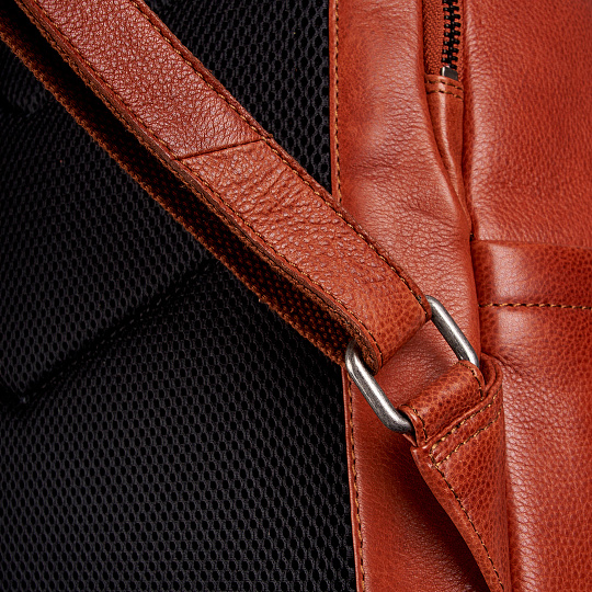 Рюкзак Dr.Koffer из натуральной кожи светло-коричневый