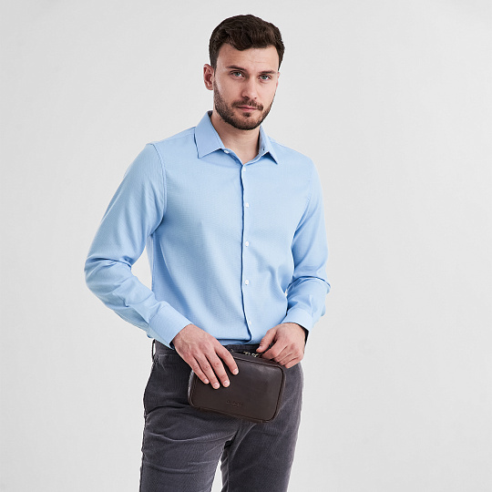 Несессер Dr.Koffer из натуральной кожи коричневый