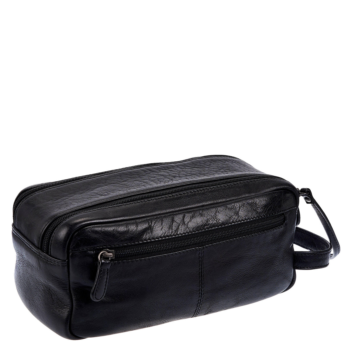 Несессер Dr. Koffer из натуральной кожи черный