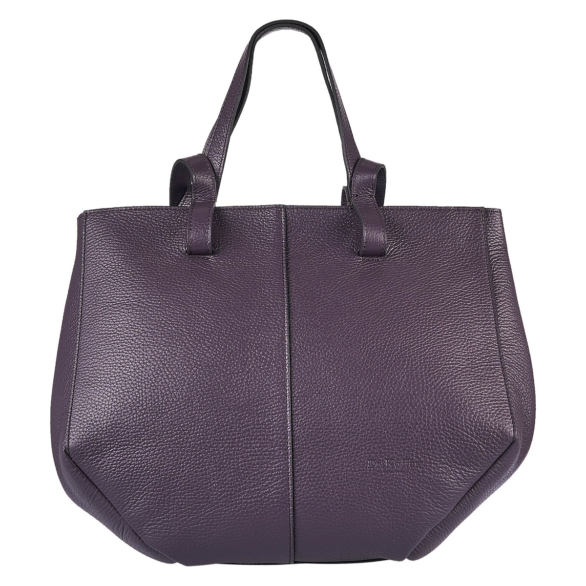 Женская сумка Dr. Koffer из натуральной кожи фиолетовая