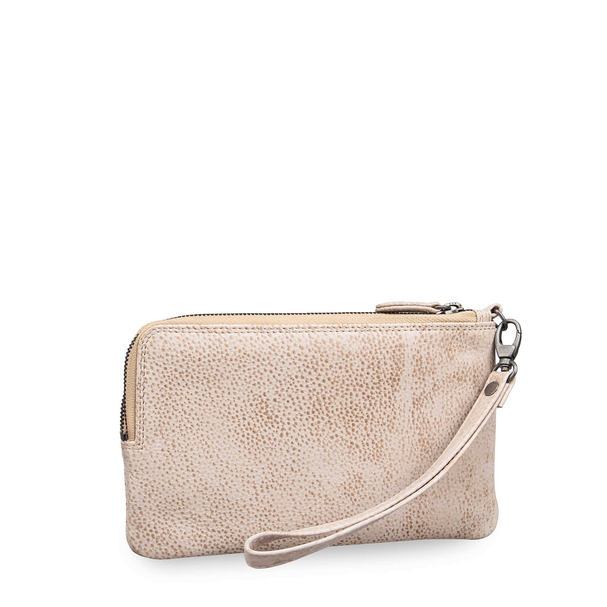 Портмоне Dr.Koffer из натуральной кожи бежевое