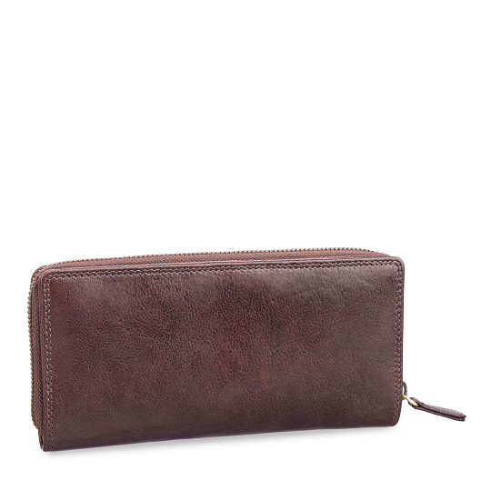 Портмоне Dr.Koffer из натуральной кожи коричневое