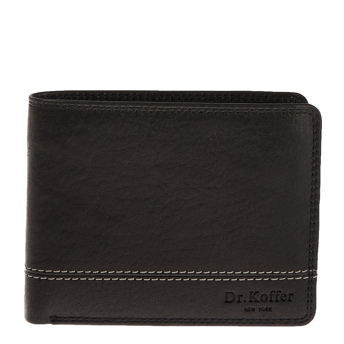 Портмоне Dr.Koffer из натуральной кожи черное