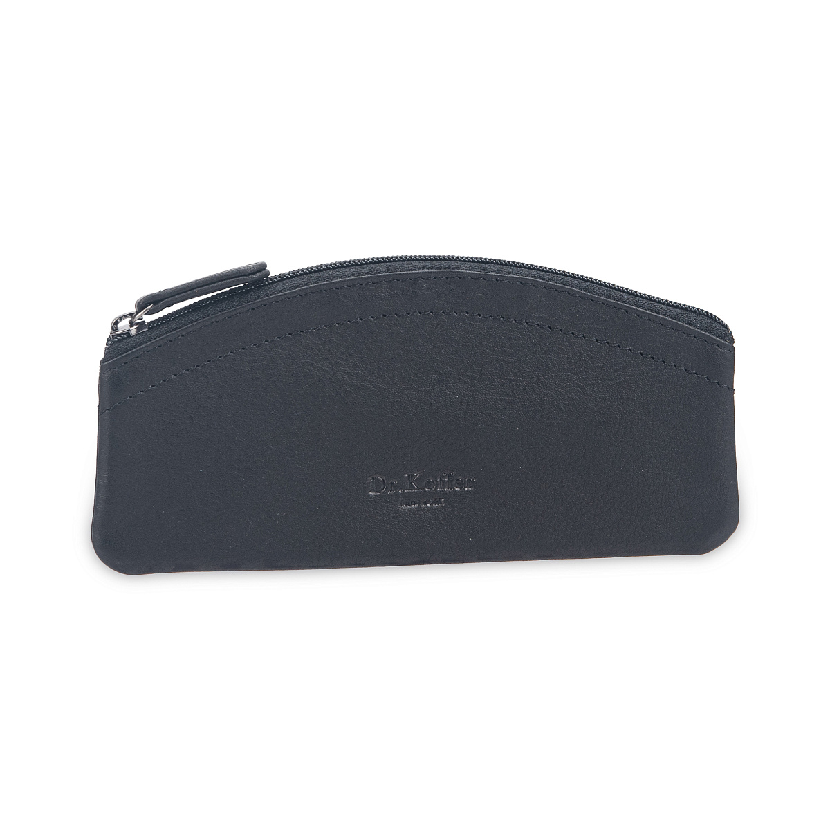 Очечник Dr.Koffer из натуральной кожи чёрный