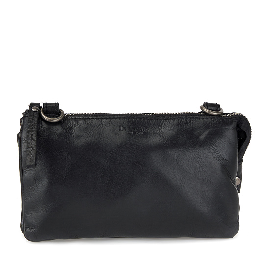 Сумка через плечо Dr.Koffer из натуральной кожи черная