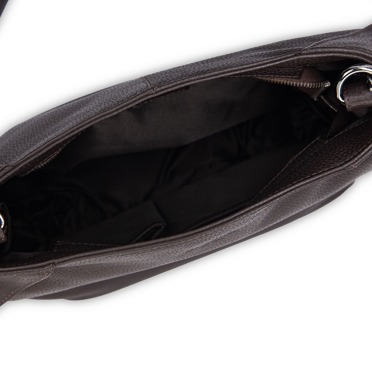 Женская сумка Dr.Koffer из натуральной кожи коричневая