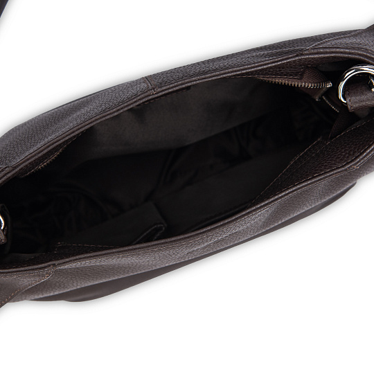 Женская сумка Dr.Koffer из натуральной кожи коричневая