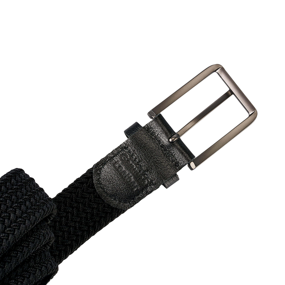 Ремень Dr.Koffer из натуральной кожи и текстиля коричневый