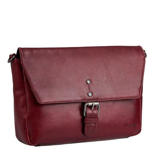 Женская сумка Dr. Koffer из натуральной кожи бордовая