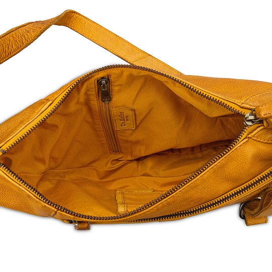 Рюкзак Dr. Koffer из натуральной кожи желтый