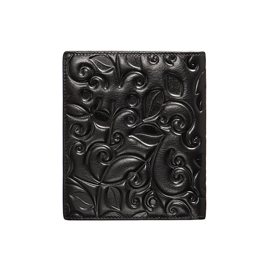 Визитница Dr.Koffer из натуральной кожи черная