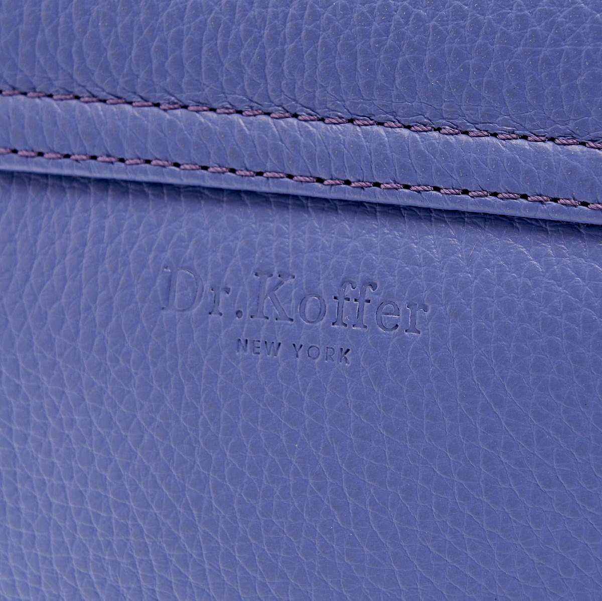 Женская сумка Dr. Koffer из натуральной кожи фиолетовая