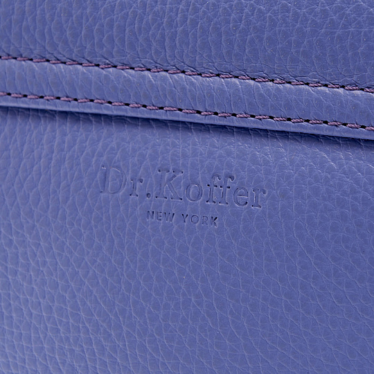 Женская сумка Dr. Koffer из натуральной кожи фиолетовая