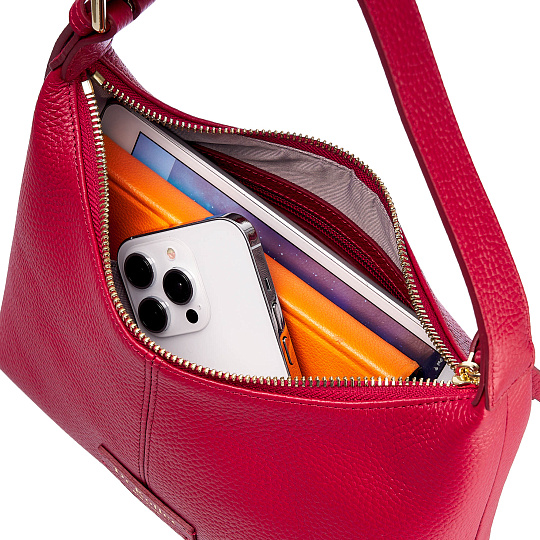 Женская сумка  Dr. Koffer из натуральной кожи красная