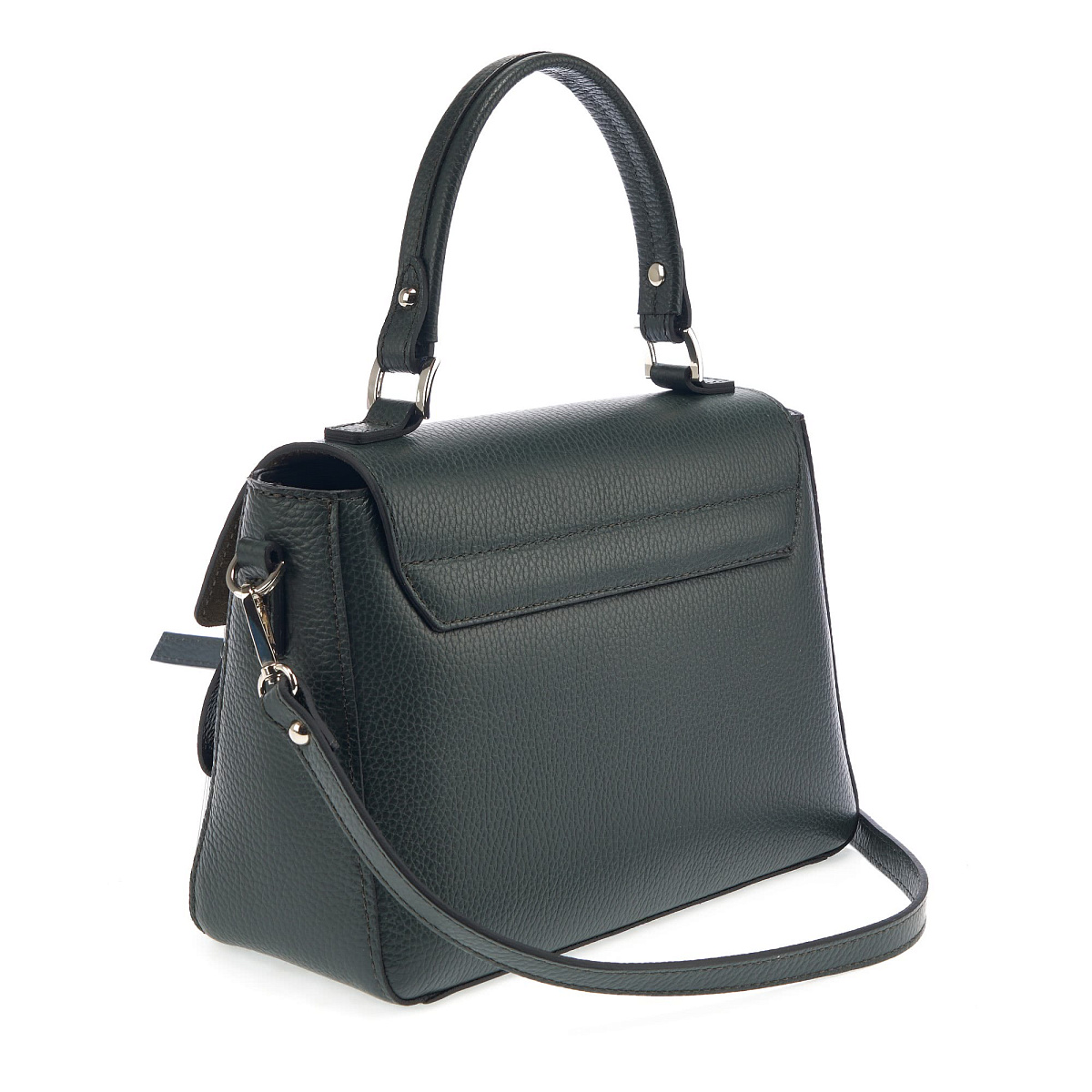 Женская сумка Dr. Koffer из натуральной кожи зеленая