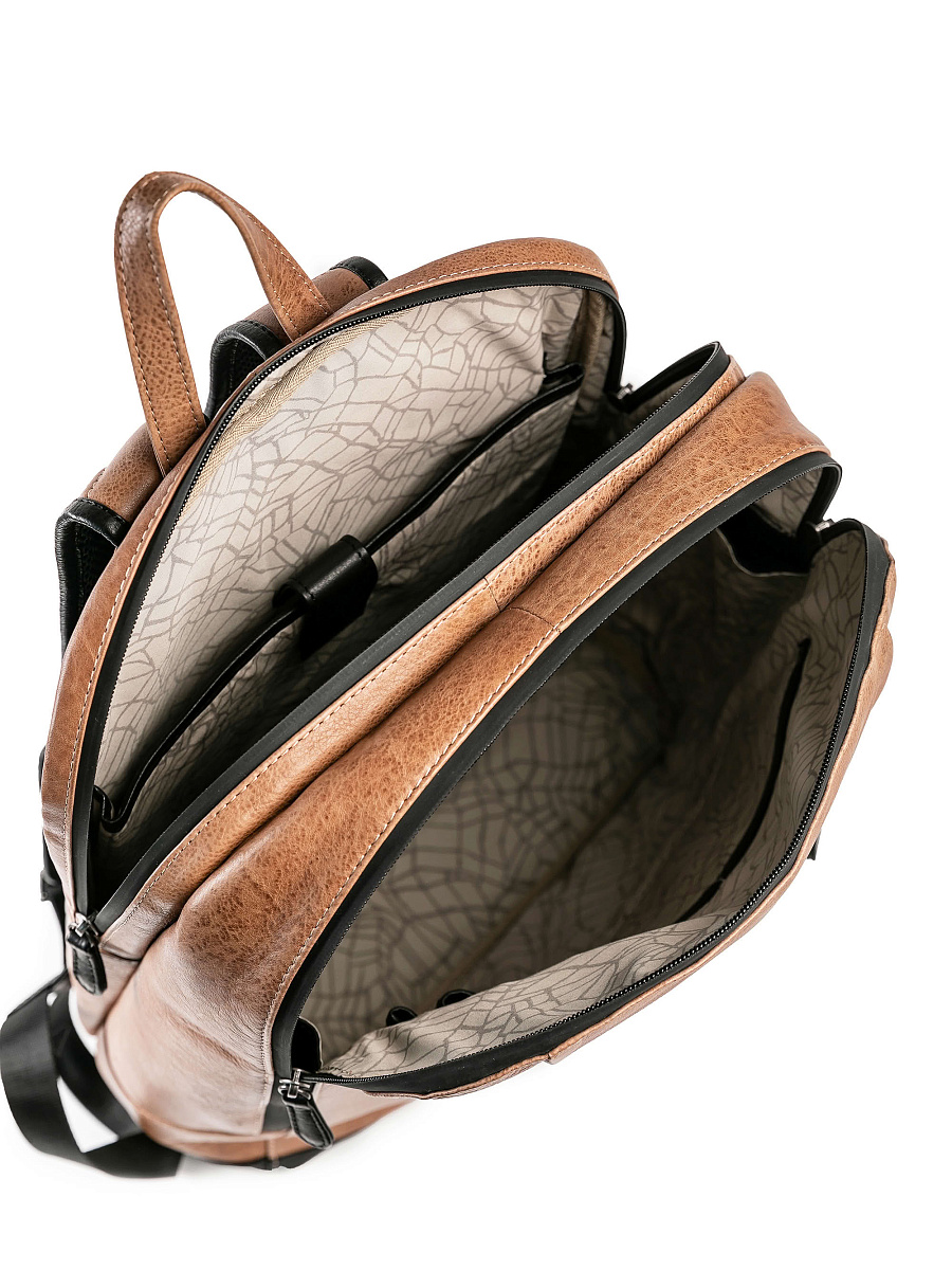 Рюкзак Dr.Koffer из натуральной кожи коричневый