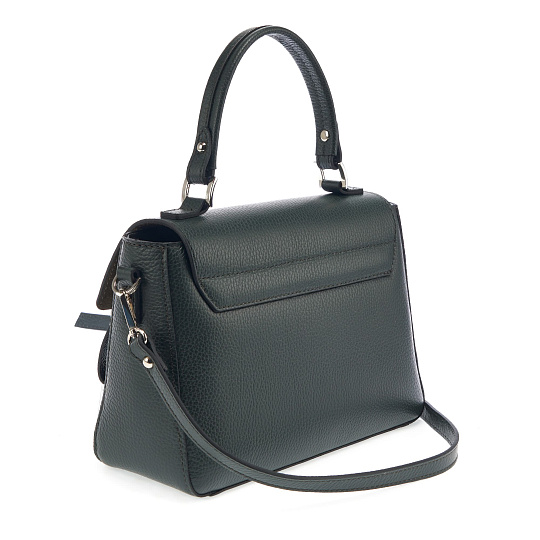 Женская сумка Dr. Koffer из натуральной кожи зеленая