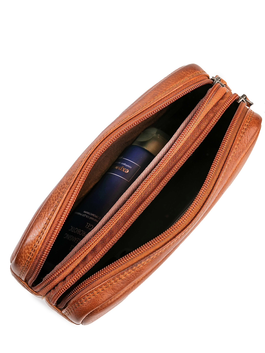 Несессер Dr.Koffer из натуральной кожи коричневый