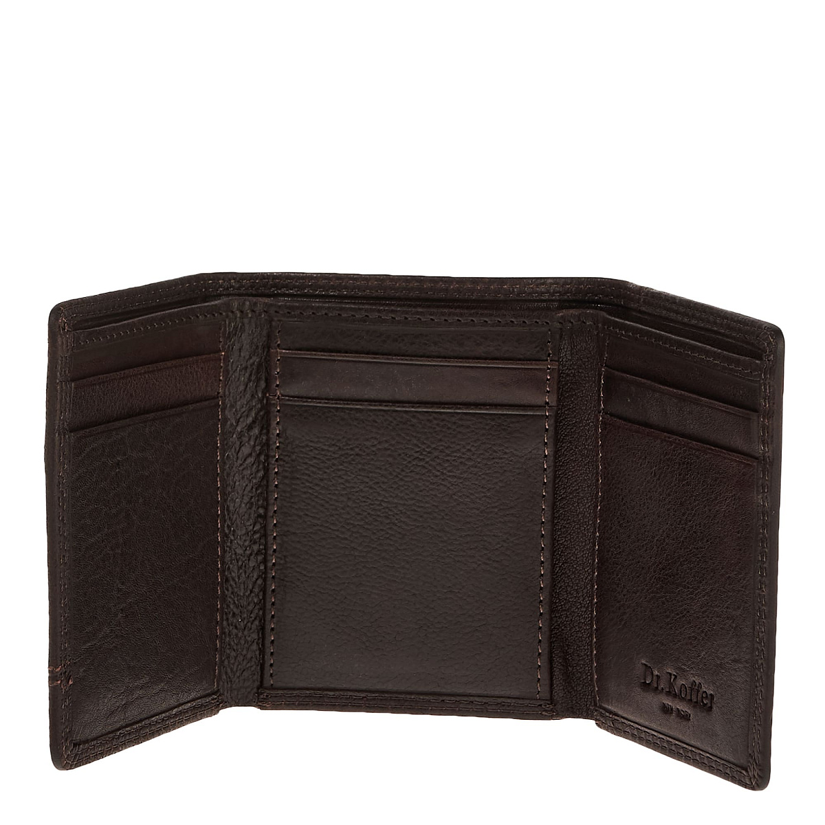 Портмоне Dr.Koffer из натуральной кожи черное