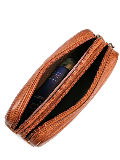 Несессер Dr.Koffer из натуральной кожи коричневый