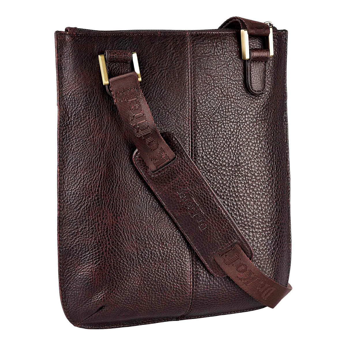 Сумка через плечо Dr.Koffer из натуральной кожи коричневая