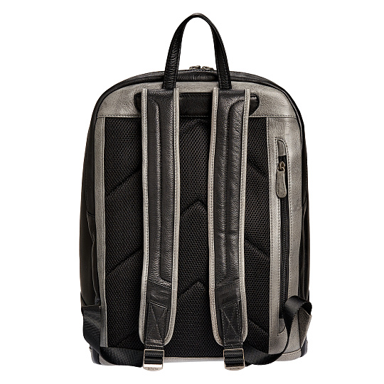 Рюкзак Dr.Koffer из натуральной кожи серый