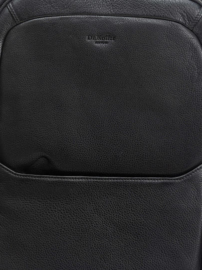 Рюкзак Dr. Koffer из натуральной кожи черный