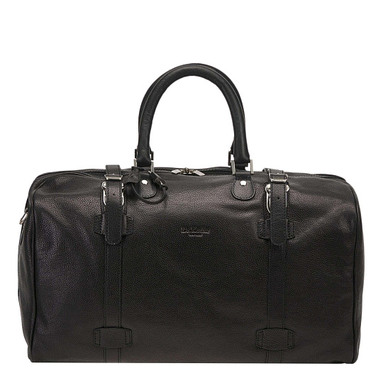 Сумка дорожная Dr.Koffer из натуральной кожи черная