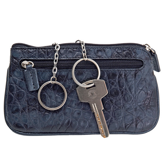 Оригинальная ключница с наружным карманом на молнии Dr.Koffer X510209-25-04