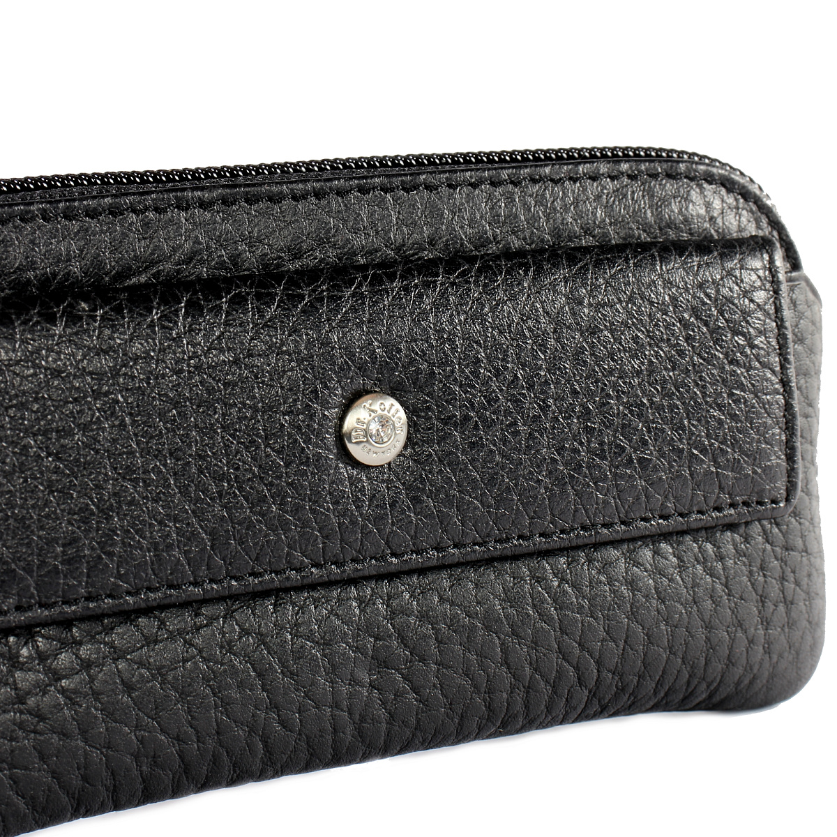 Ключница Dr.Koffer из натуральной кожи черная