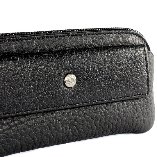 Ключница Dr.Koffer из натуральной кожи черная