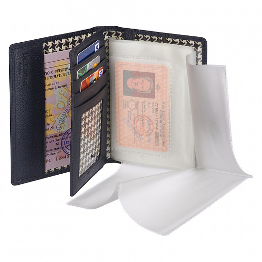 Др.Коффер X510270-220-60 обложка для паспорта и автодок