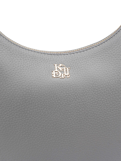 Женская сумка Dr. Koffer из натуральной кожи серая