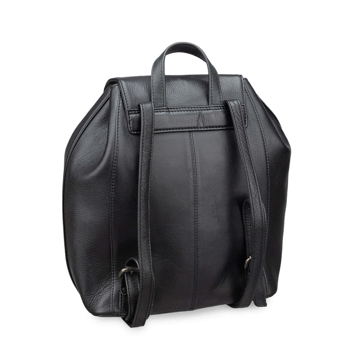 Рюкзак Dr.Koffer из натуральной кожи черный