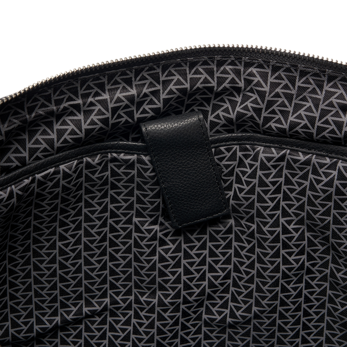 Деловая сумка Dr.Koffer из натуральной кожи черная