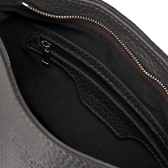 Женская сумка Dr. Koffer из натуральной кожи серая