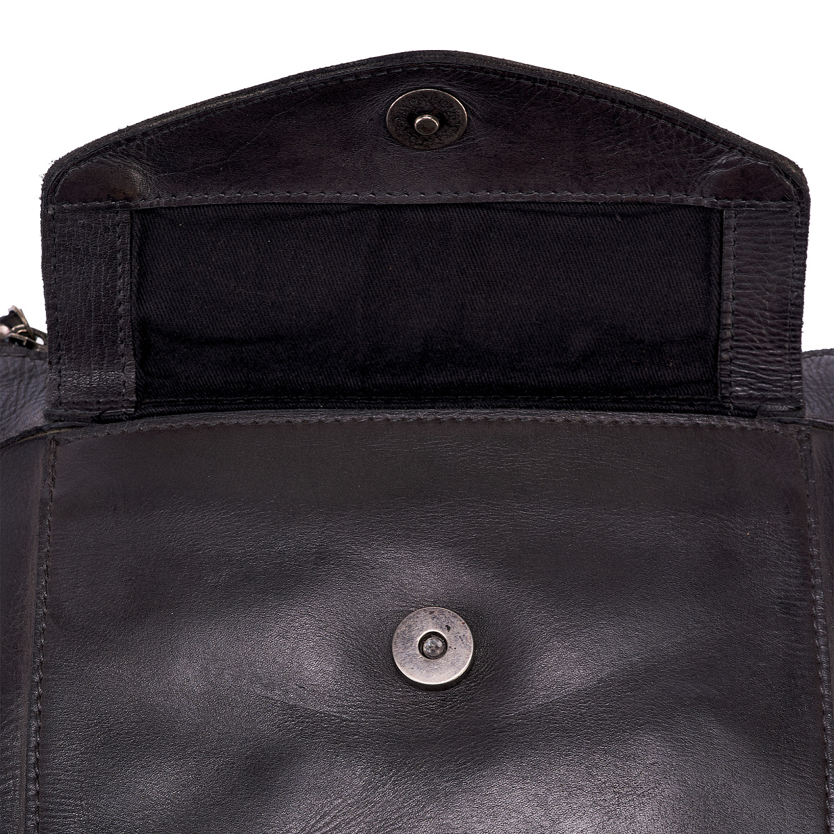 Сумка через плечо Dr.Koffer из натуральной кожи серая