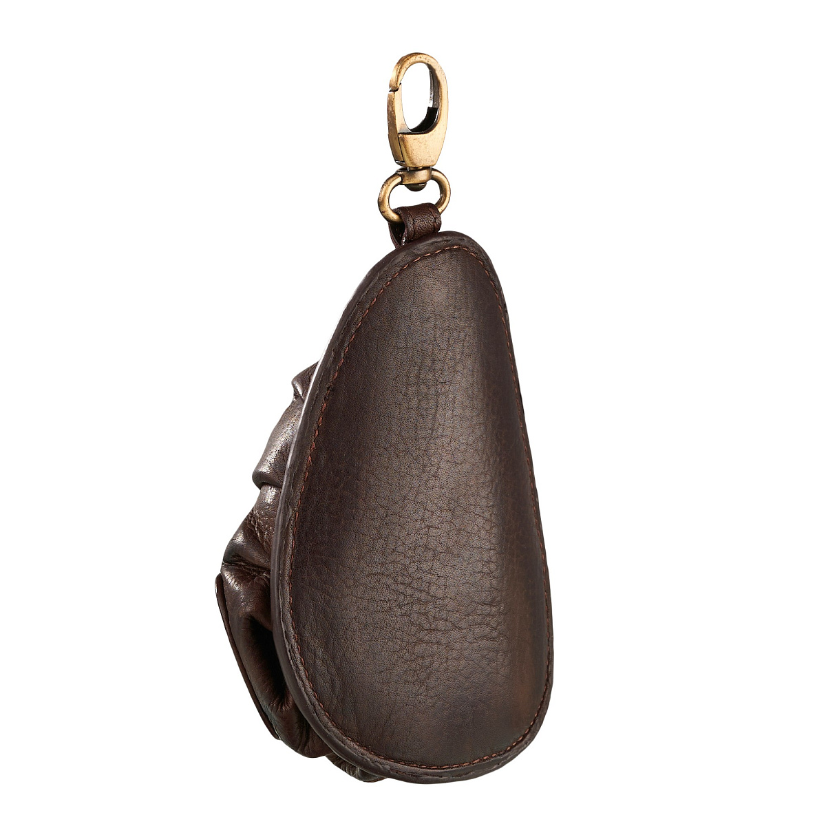 Ключница Dr.Koffer из натуральной кожи светло-коричневая