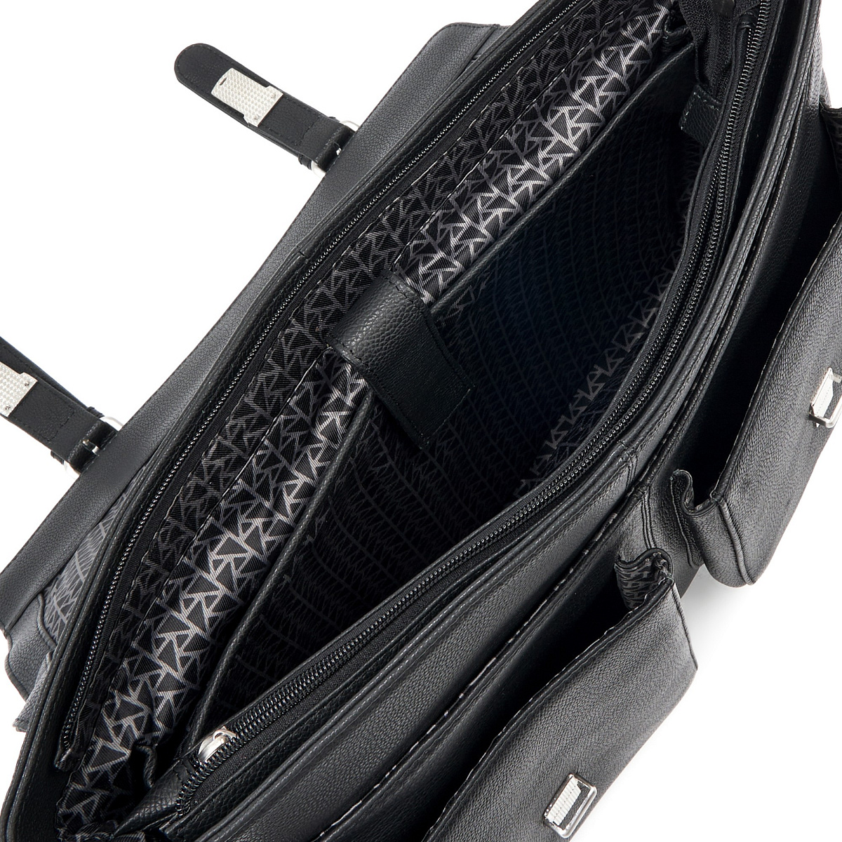 Портфель Dr.Koffer из натуральной кожи черный