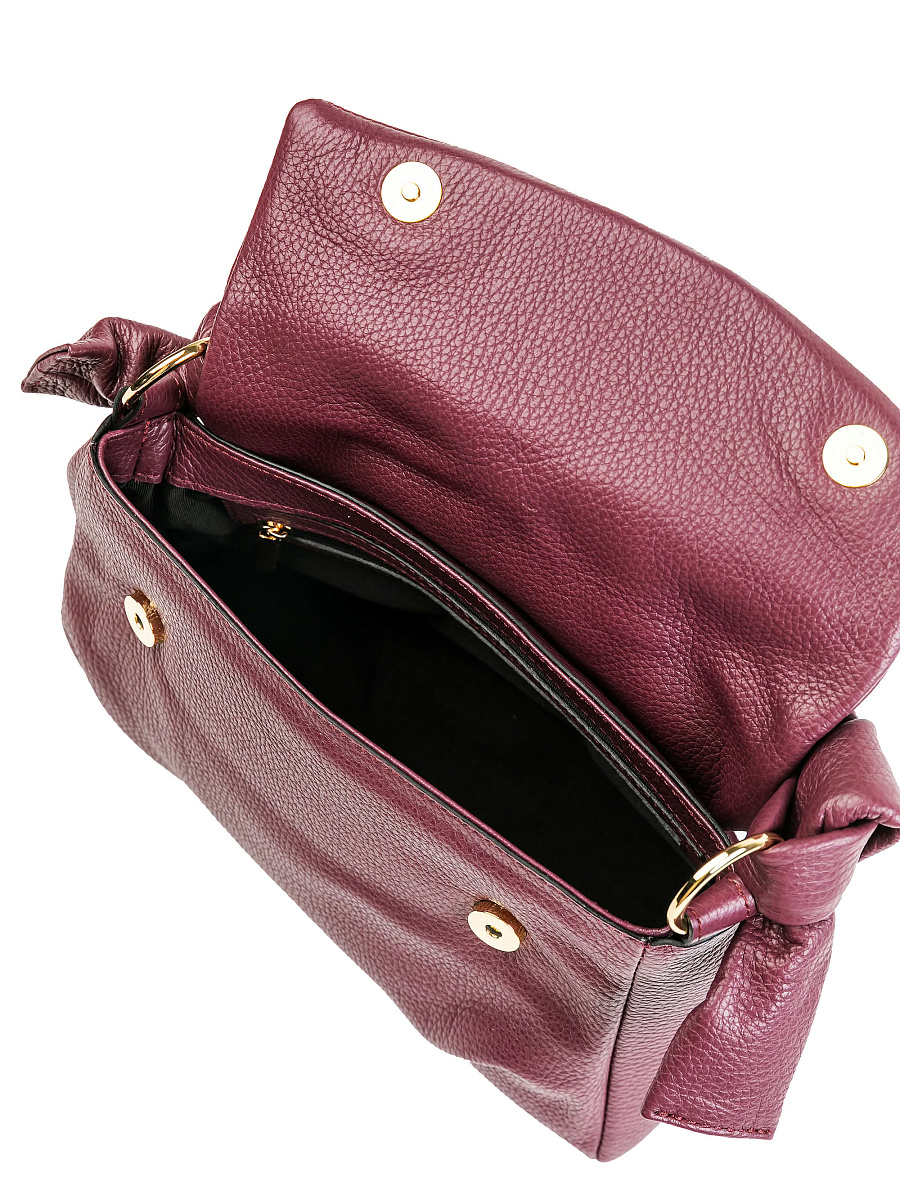 Женская сумка Dr.Koffer из натуральной кожи бордовая